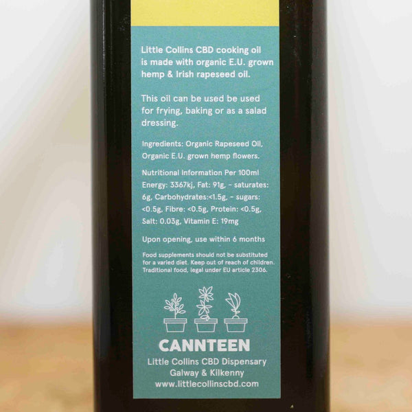 CBD Hemp Cooking Oil