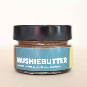 Smaller jar of Little Collins Mushroom Butter jar