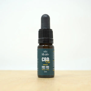 A bottle of Full Spectrum 1500mg CBD CBG Oil