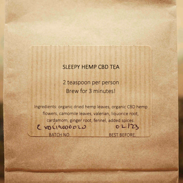 Organic Hemp CBD Tea for Sleep UK & Ireland