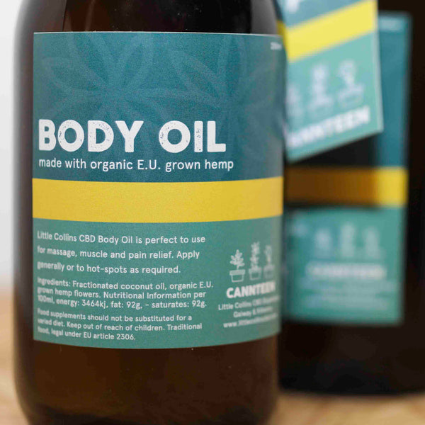 CBD Body and Massage Oil Ireland & UK